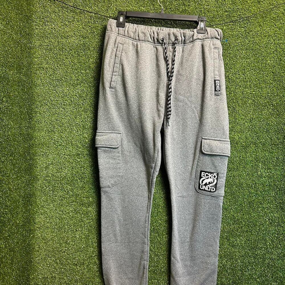 Ecko-unltd Men's Grey Joggers-tracksuits